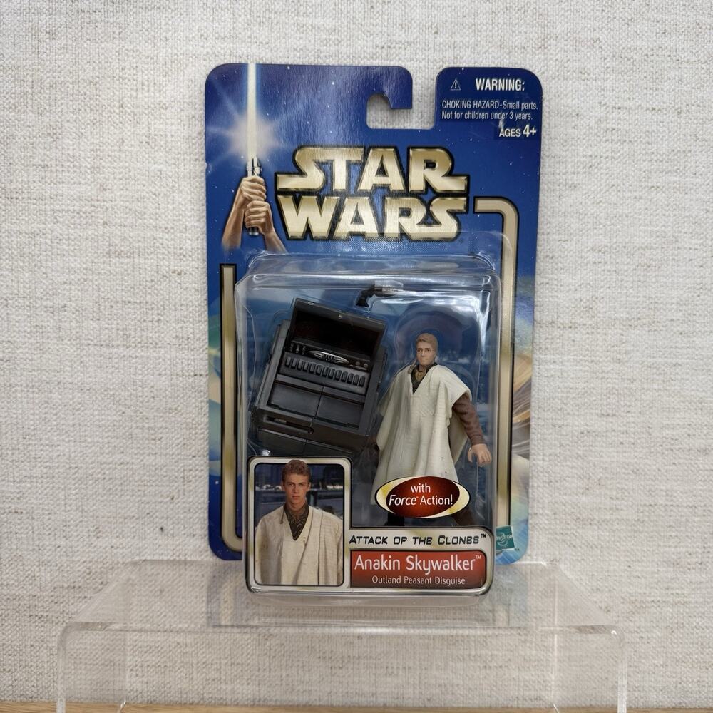Star Wars: Attack Of The Clones 2002 Anakin Skywalker Outland Peasant Figure New